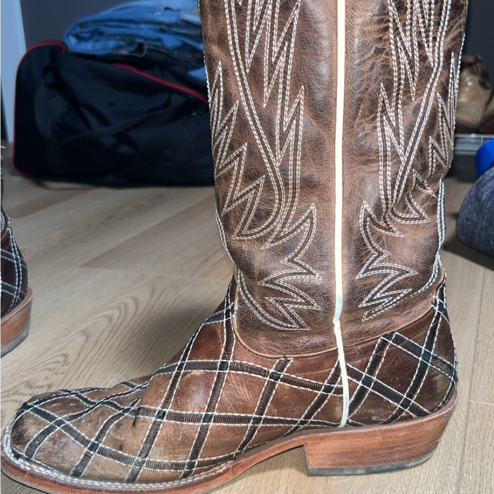 Men’s Horsepower square toe boots - Picture 7 of 9